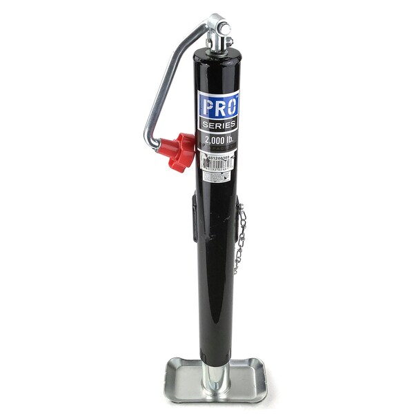 Cequent Pro Series Weld-On Jack, Topwind, 2,000 Lbs. W/Footplate 1401200303 - main